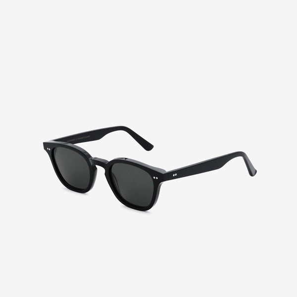 River Black | Green Solid Lens