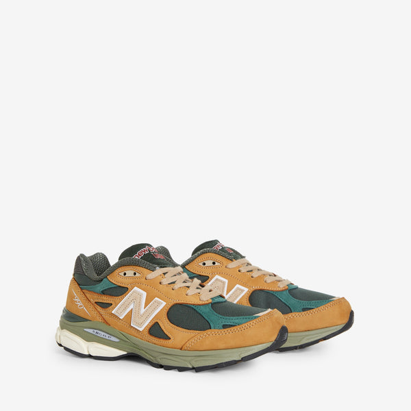 Made in USA 990v3 Tan | Green