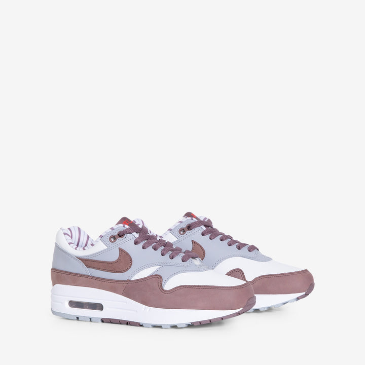 Air Max 1 PRM 'Shima Shima' Summit White | Plum Eclipse | Wolf Grey Front