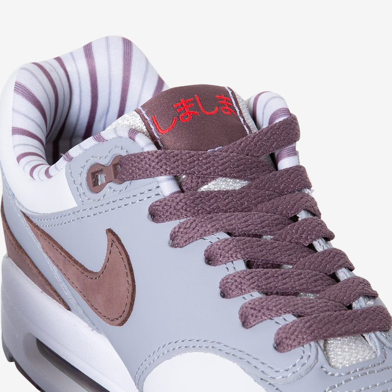 Air Max 1 PRM 'Shima Shima' Summit White | Plum Eclipse | Wolf Grey