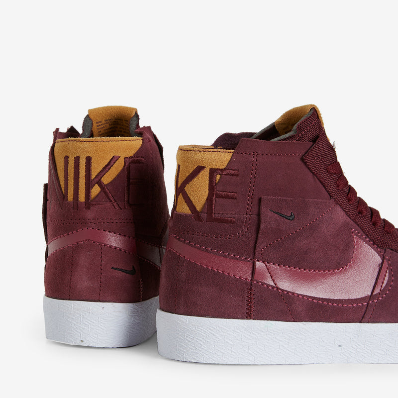 SB Zoom Blazer Mid PRM Night Maroon | Rosewood | Night Maroon | White