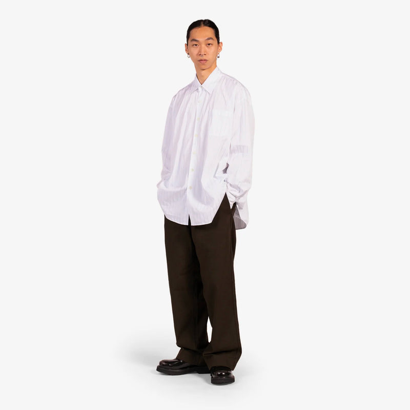 Borrowed Shirt Blue Sapphire Pinstripe