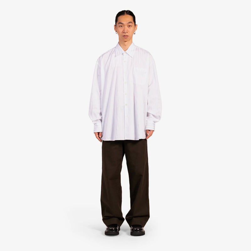 Borrowed Shirt Blue Sapphire Pinstripe