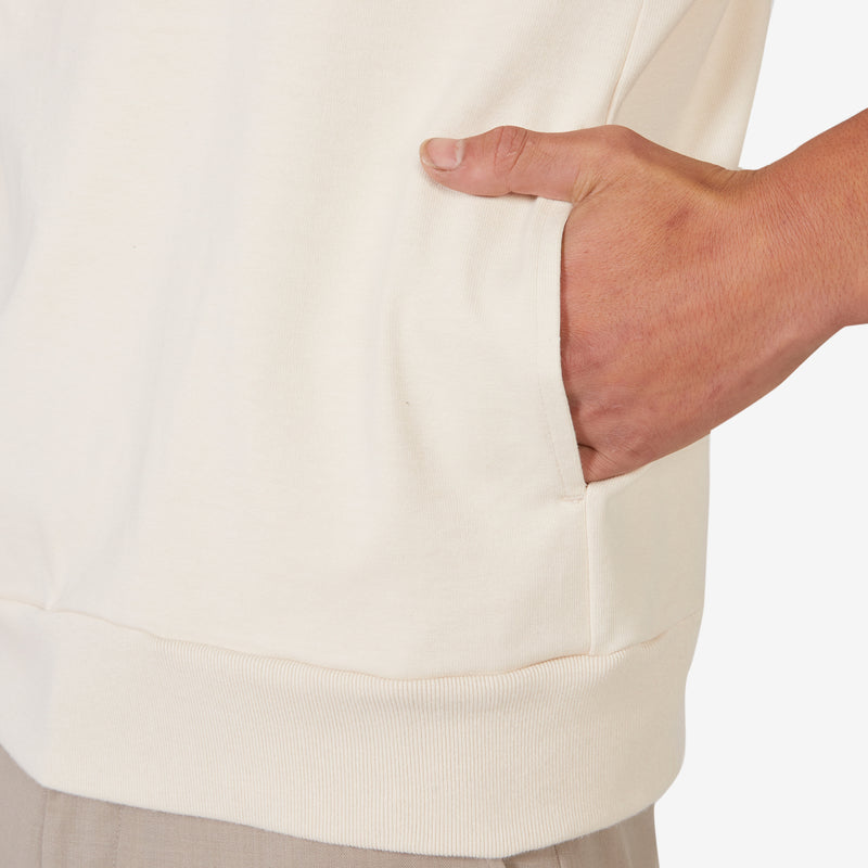 Fiore Heavy Jersey Crew Ivory