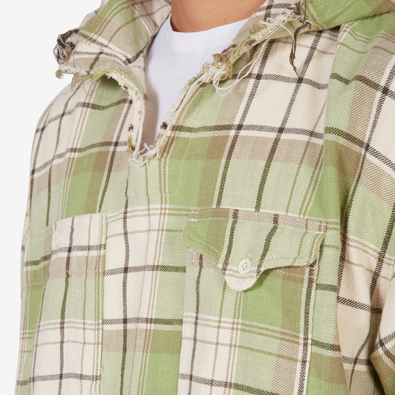 Giorgio Hooded Shirt Grass Green