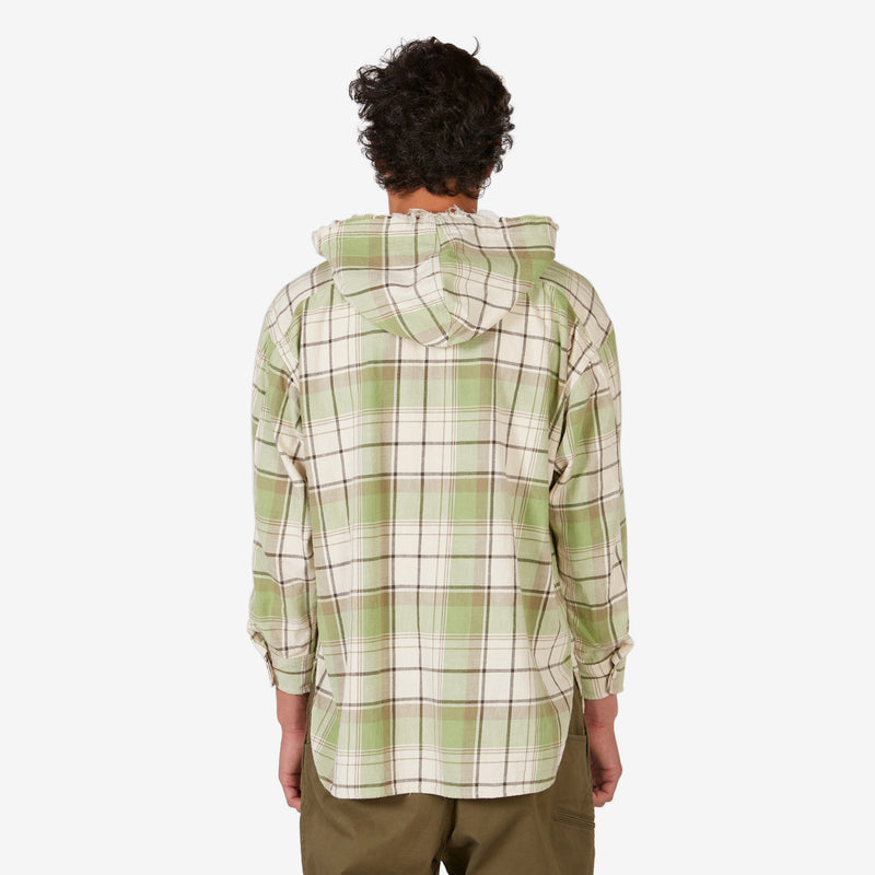 Giorgio Hooded Shirt Grass Green