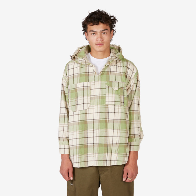 Giorgio Hooded Shirt Grass Green