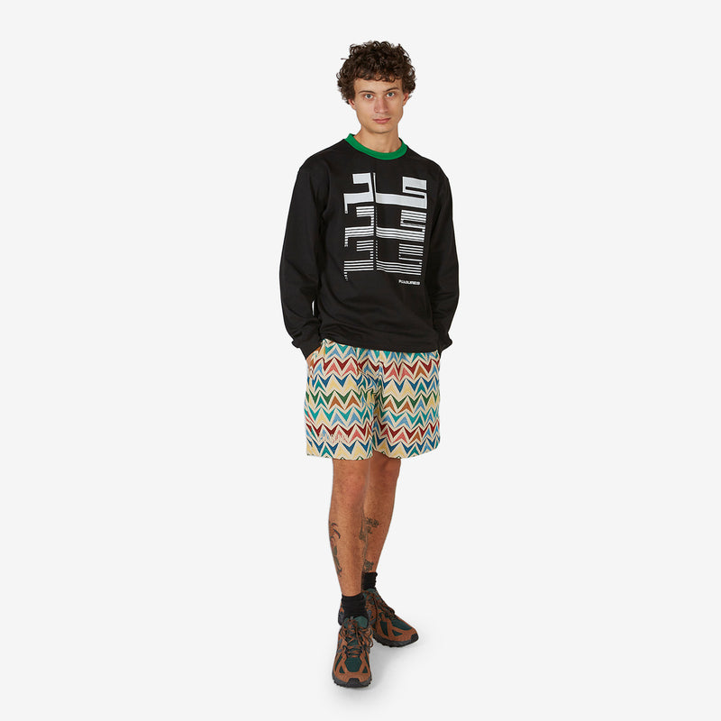 Tier Heavyweight Long Sleeve T-Shirt Black