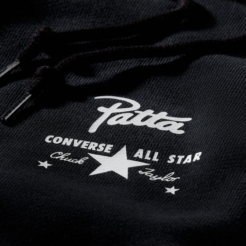Patta Utility Fleece Hoodie Black