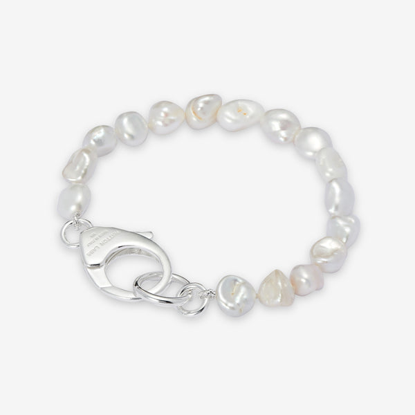 Gnocchi Pearl Bracelet White