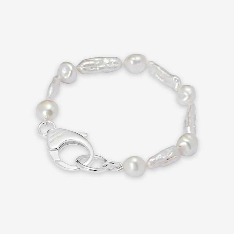 Baroque Pearl Bracelet White