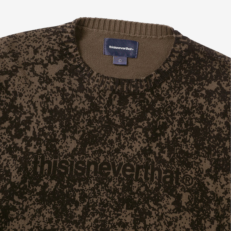 Pixel Sweater Brown | Black