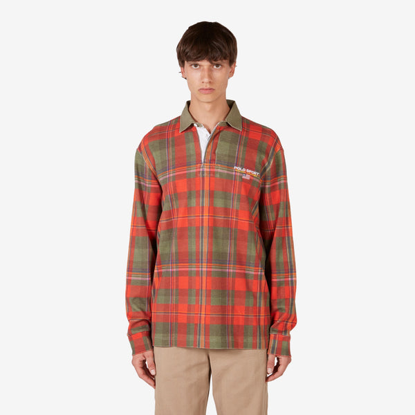 Longsleeve Rugby Shirt Sandstone Madras