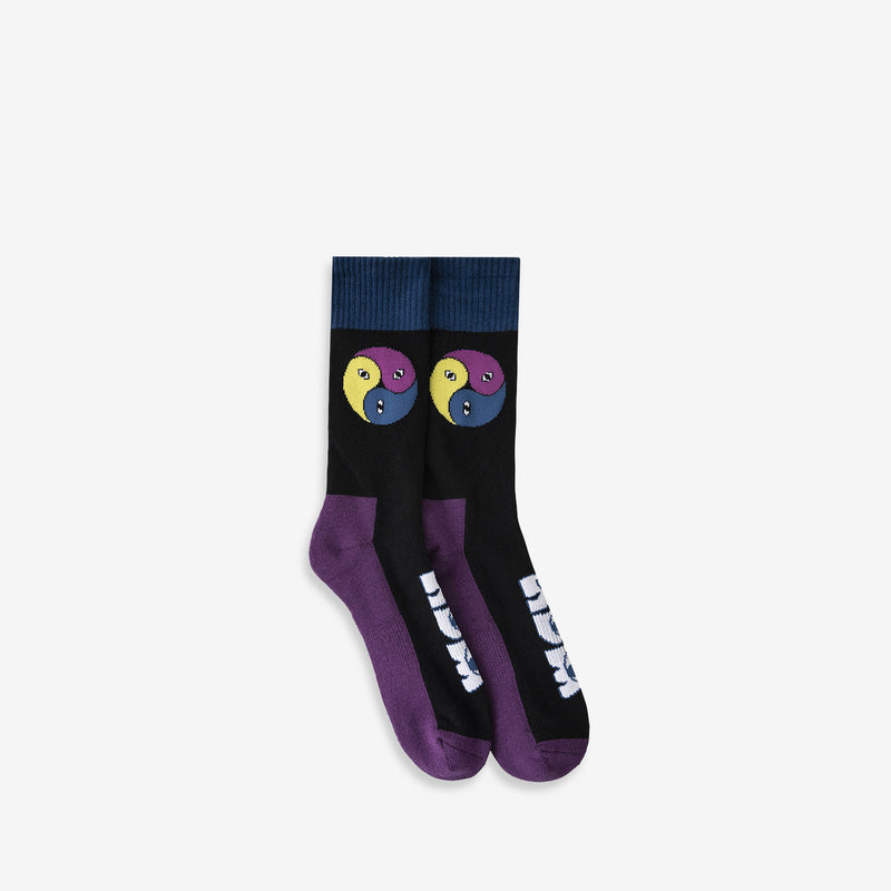 3 Way Socks 2 Pack White | Black