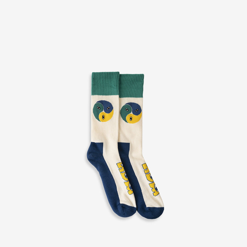 3 Way Socks 2 Pack White | Black