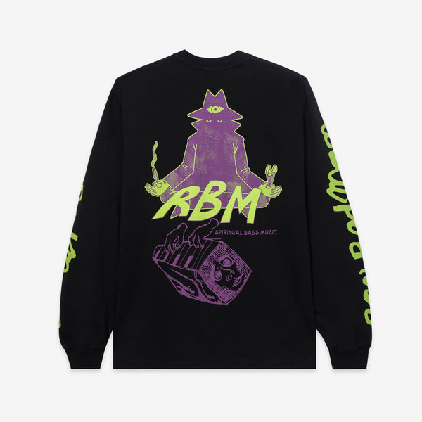 Piano Meditation Longsleeve T-Shirt Black