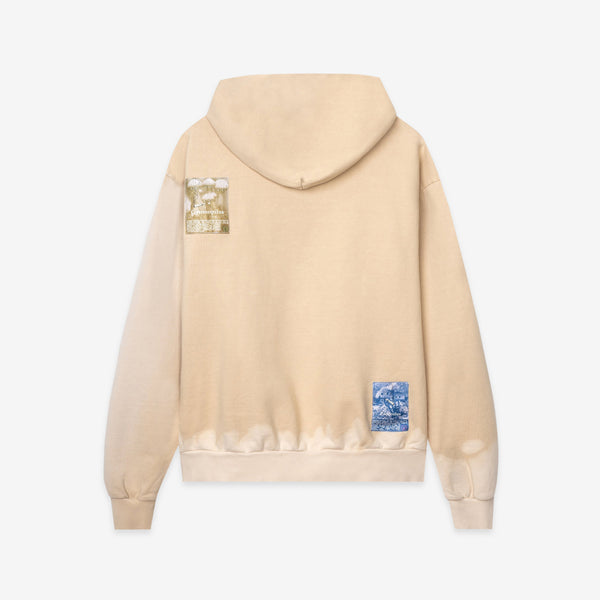 Lotta Tyvek Hoodie Yellow Tie Dye