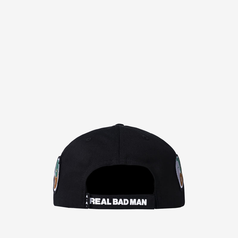 Three Way Patch Cap Black | Army