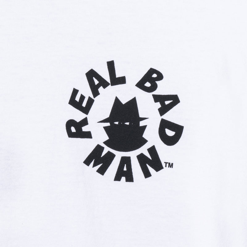 RBM Circle L/S Tee White
