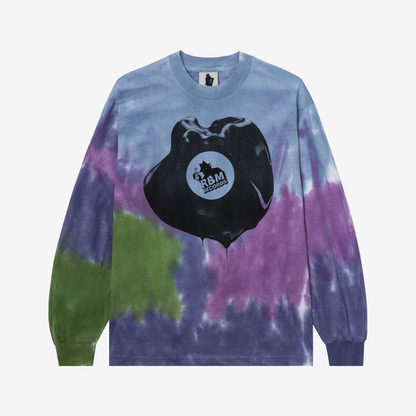 Big Rec L/S Tee Fish Tie Dye