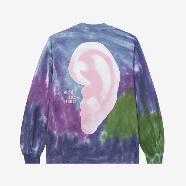 Big Rec L/S Tee Fish Tie Dye