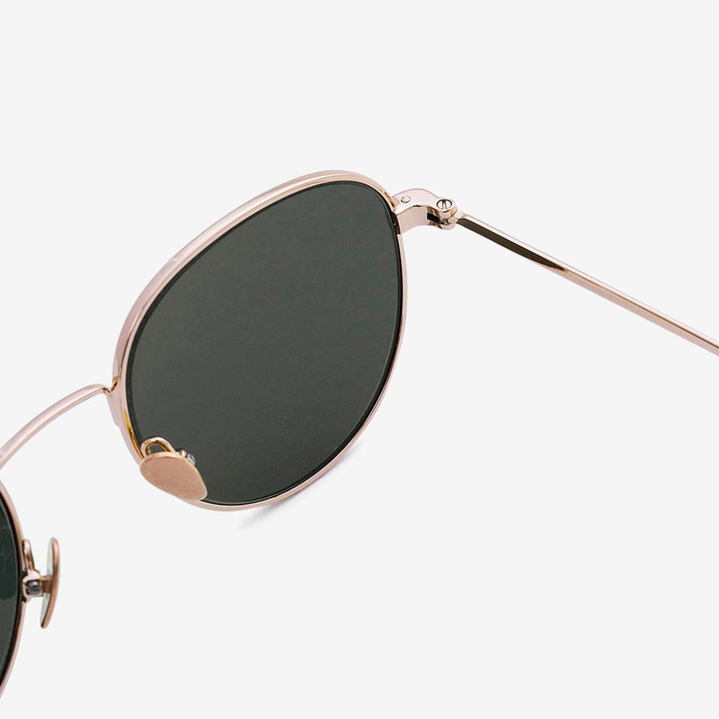 Rio Gold | Green Solid Lens