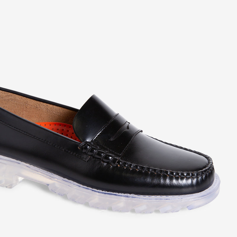 Above The Clouds x Outsides Dan Lug Black | Transparent Crystal Footwear