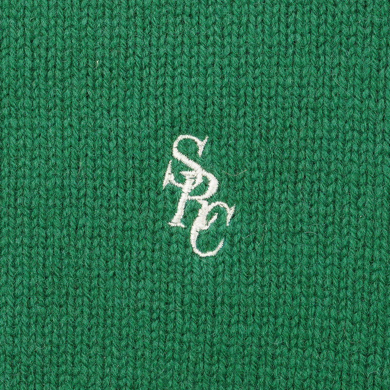 SRC Wool Crewneck Verde | White