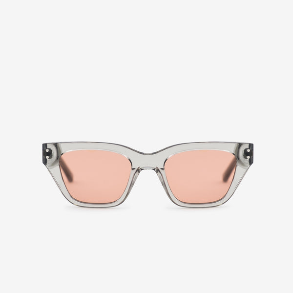 Memphis Grey | Orange Solid Lens