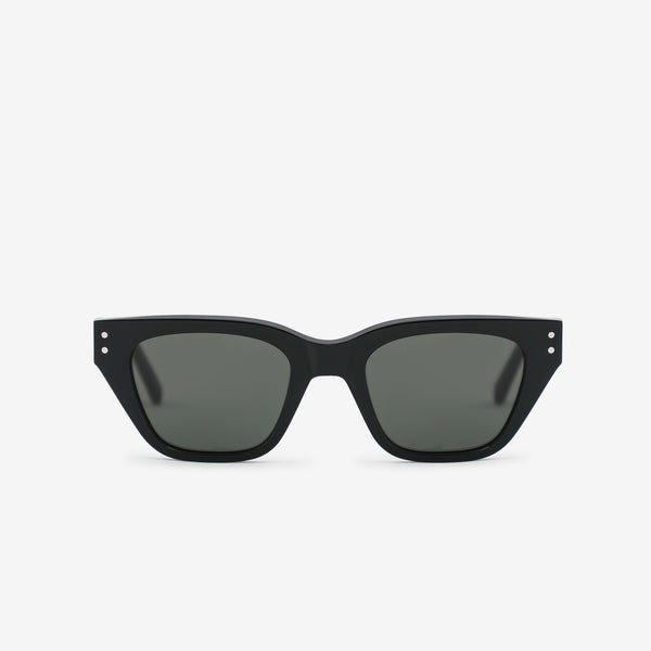 Memphis Black | Green Solid Lenses