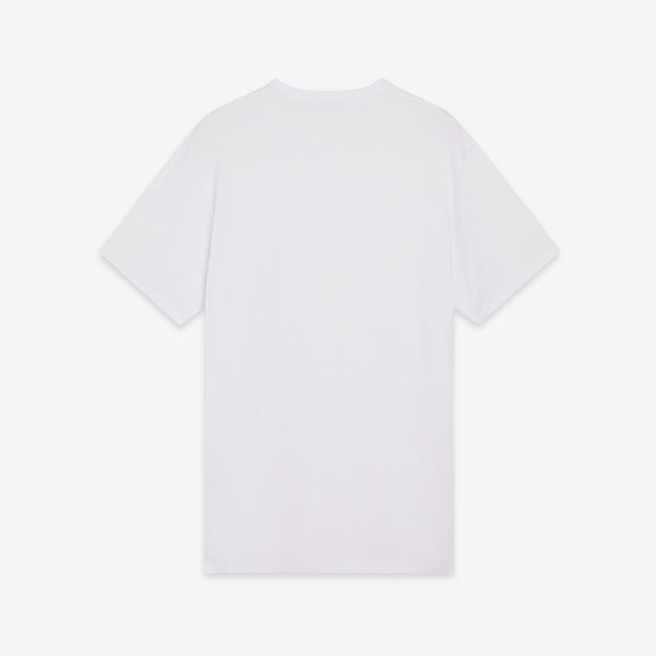 Tricolour Fox Patch Classic Pocket T-Shirt White
