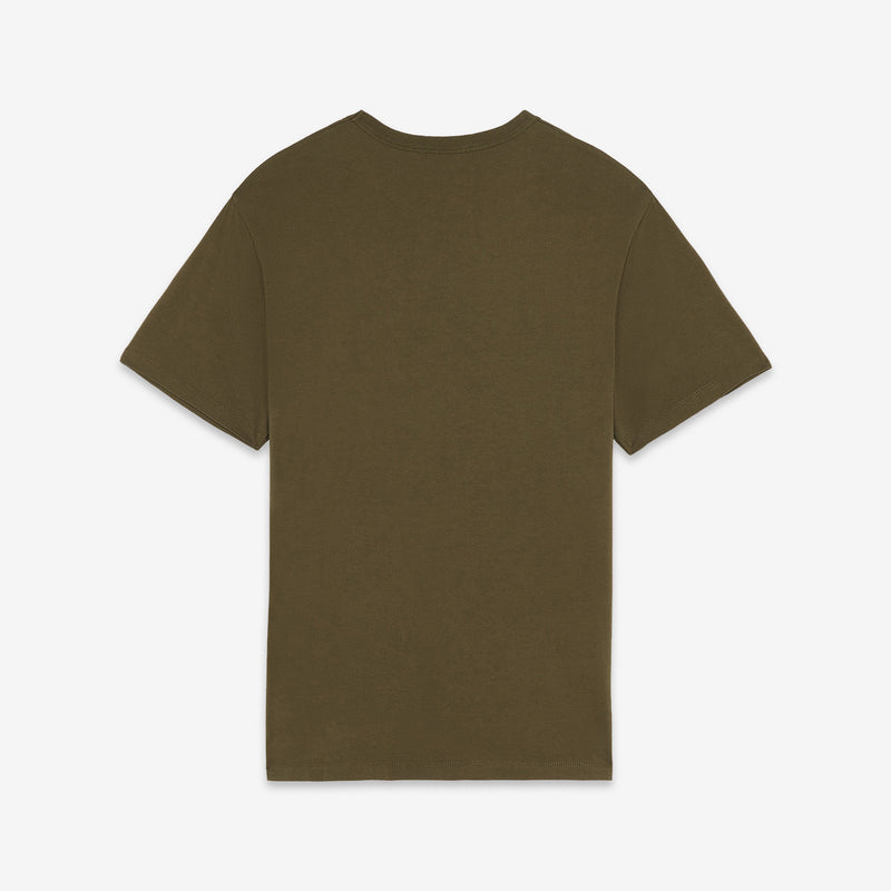 Fox Head Patch Classic T-Shirt Khaki Grey