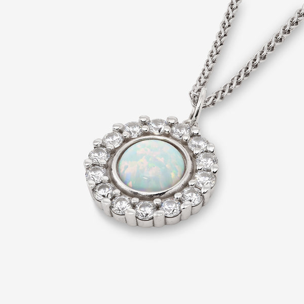 Daisy Pendant White